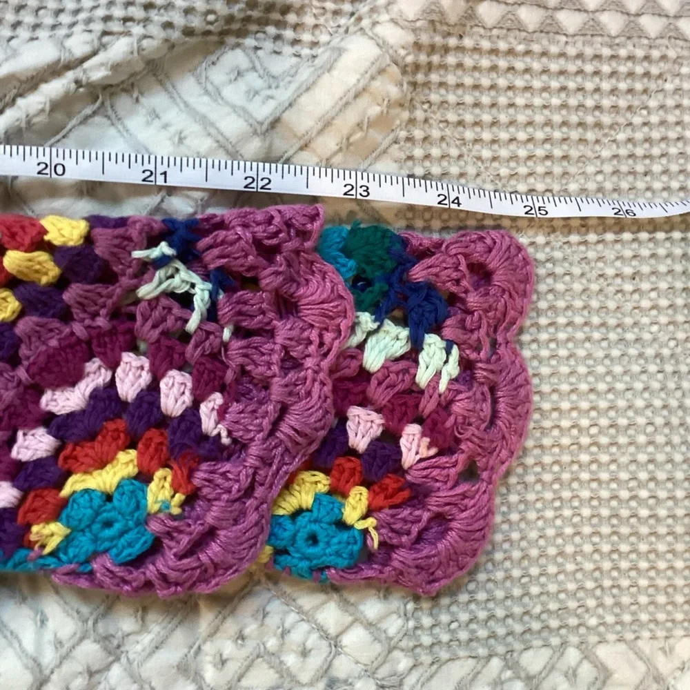 SPELL and the Gypsy Carnaby Colorful Crochet Crop Top M/L - Picture 6 of 16